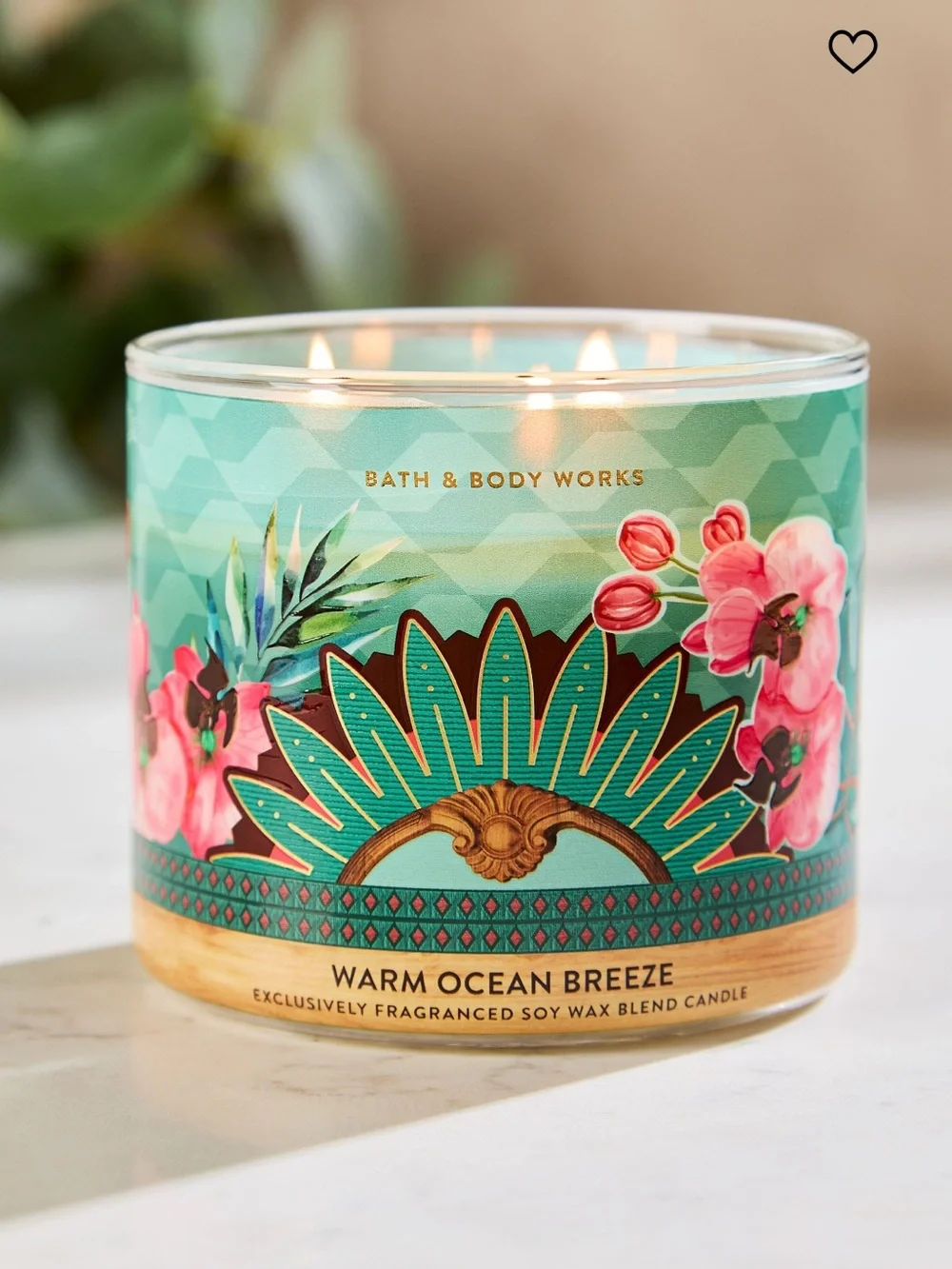 BBW Warm Ocean Breeze 3 Wick Candle